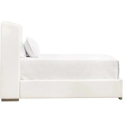 Stewart LiveSmart White Platform Bed Frame - LOOMLAN - Essentials For Living - Beds