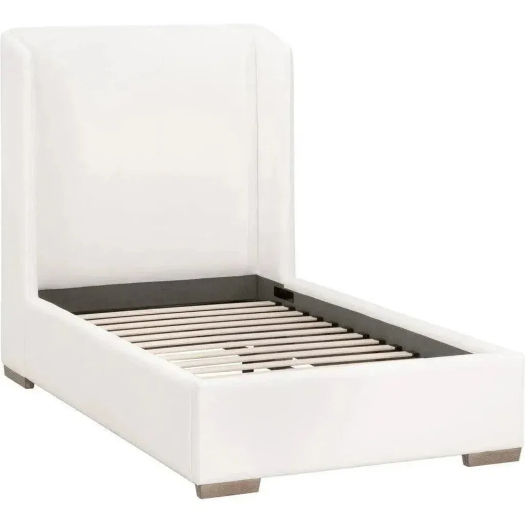 Stewart LiveSmart White Platform Bed Frame - LOOMLAN - Essentials For Living - Beds