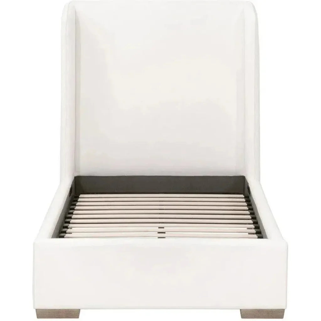 Stewart LiveSmart White Platform Bed Frame - LOOMLAN - Essentials For Living - Beds