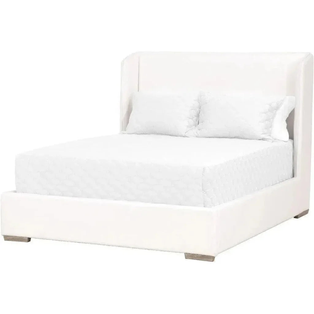 Stewart LiveSmart White Platform Bed Frame - LOOMLAN - Essentials For Living - Beds