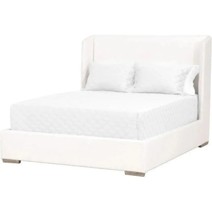 Stewart LiveSmart White Platform Bed Frame - LOOMLAN - Essentials For Living - Beds