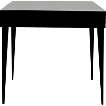 Stiletto Black Steel and Wood Desk
