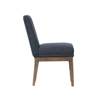 LH Home Stili Soft Chenille Fabric Dining Chair (Set of 2)