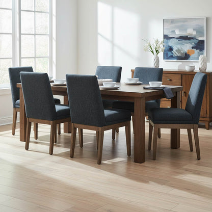 LH Home Stili Soft Chenille Fabric Dining Chair (Set of 2)