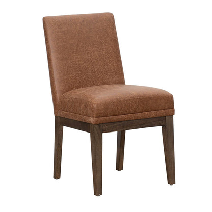 LH Home Stili Soft Chenille Fabric Dining Chair (Set of 2)