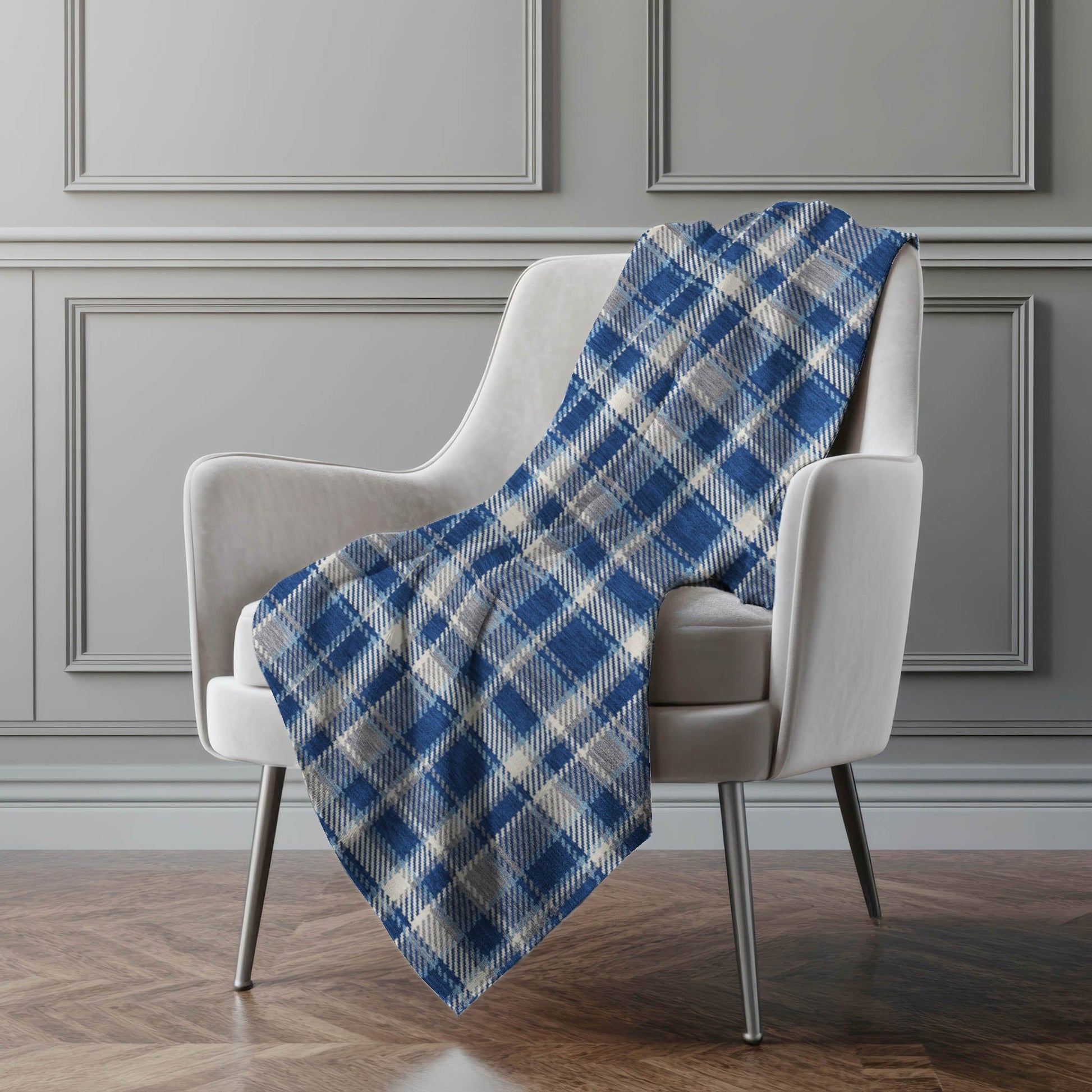 Addison Rugs Still Bloom Blue Washable Indoor-Outdoor Rug
