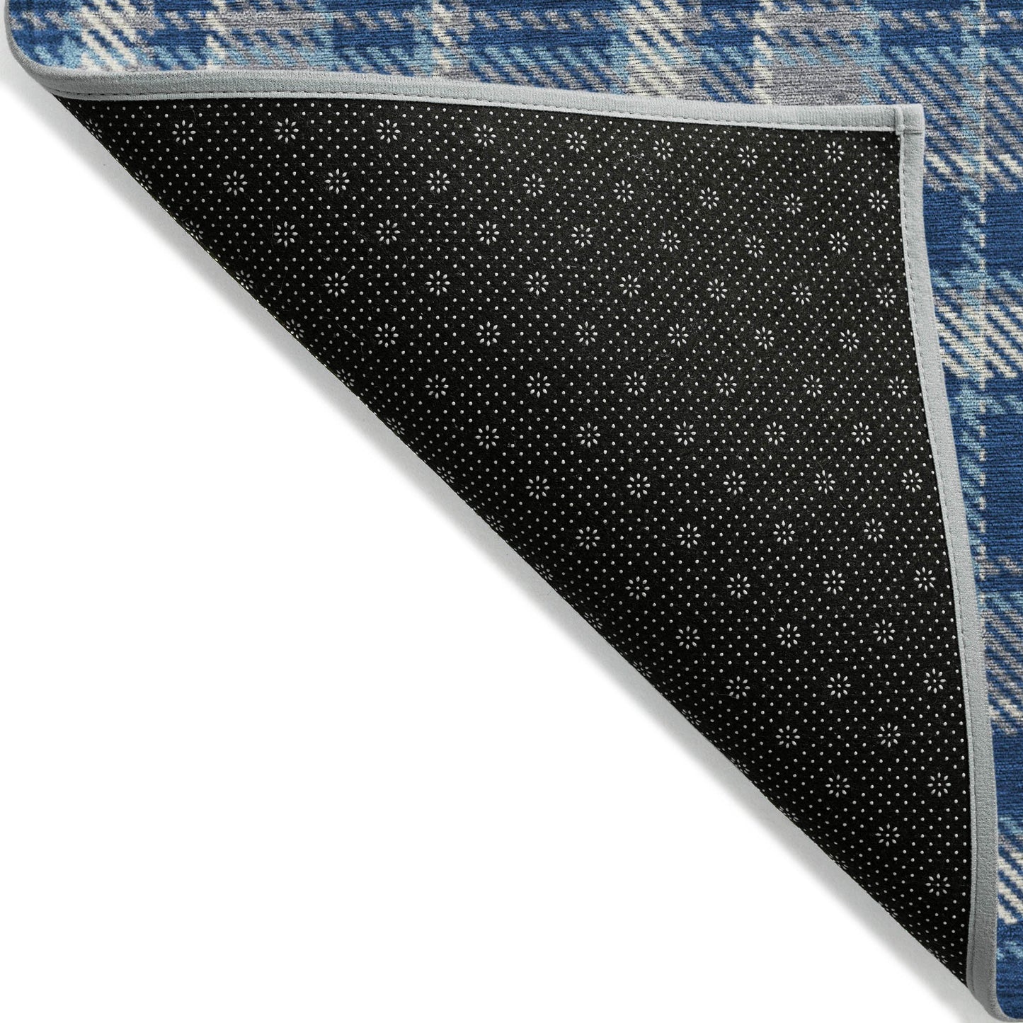 Addison Rugs Still Bloom Blue Washable Indoor-Outdoor Rug