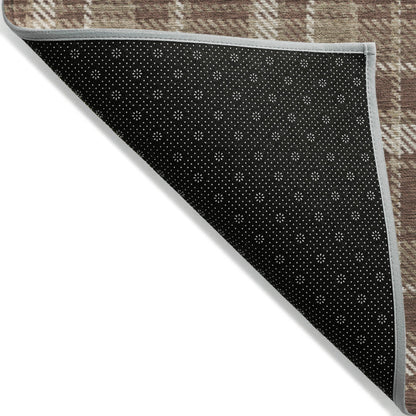 Addison Rugs Still Bloom Brown Washable Indoor-Outdoor Rug