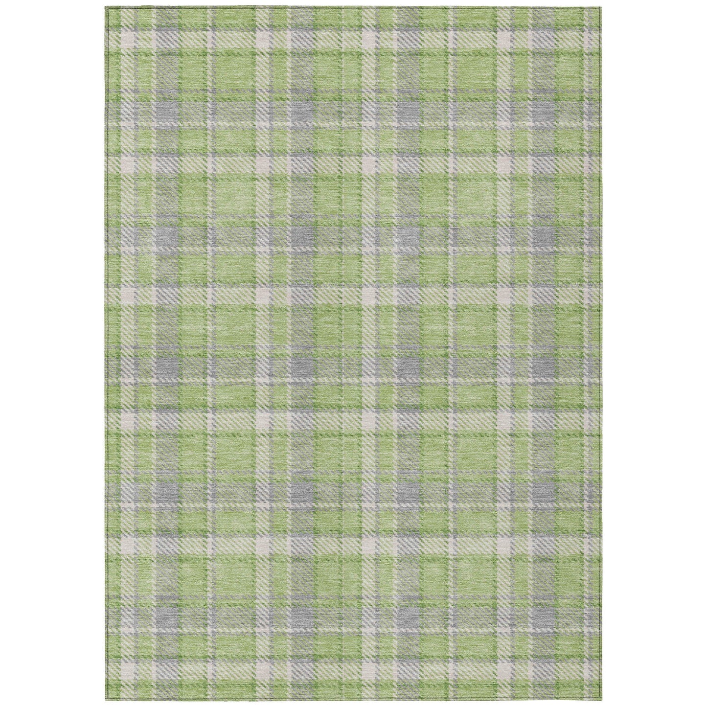 Addison Rugs Still Bloom Green Washable Indoor-Outdoor Rug