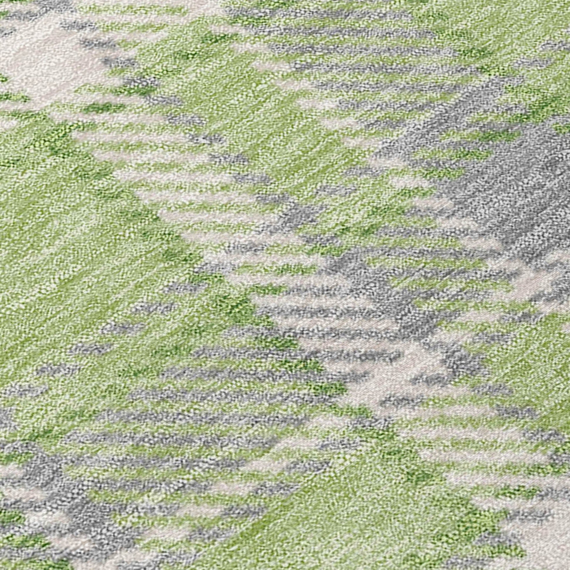 Addison Rugs Still Bloom Green Washable Indoor-Outdoor Rug