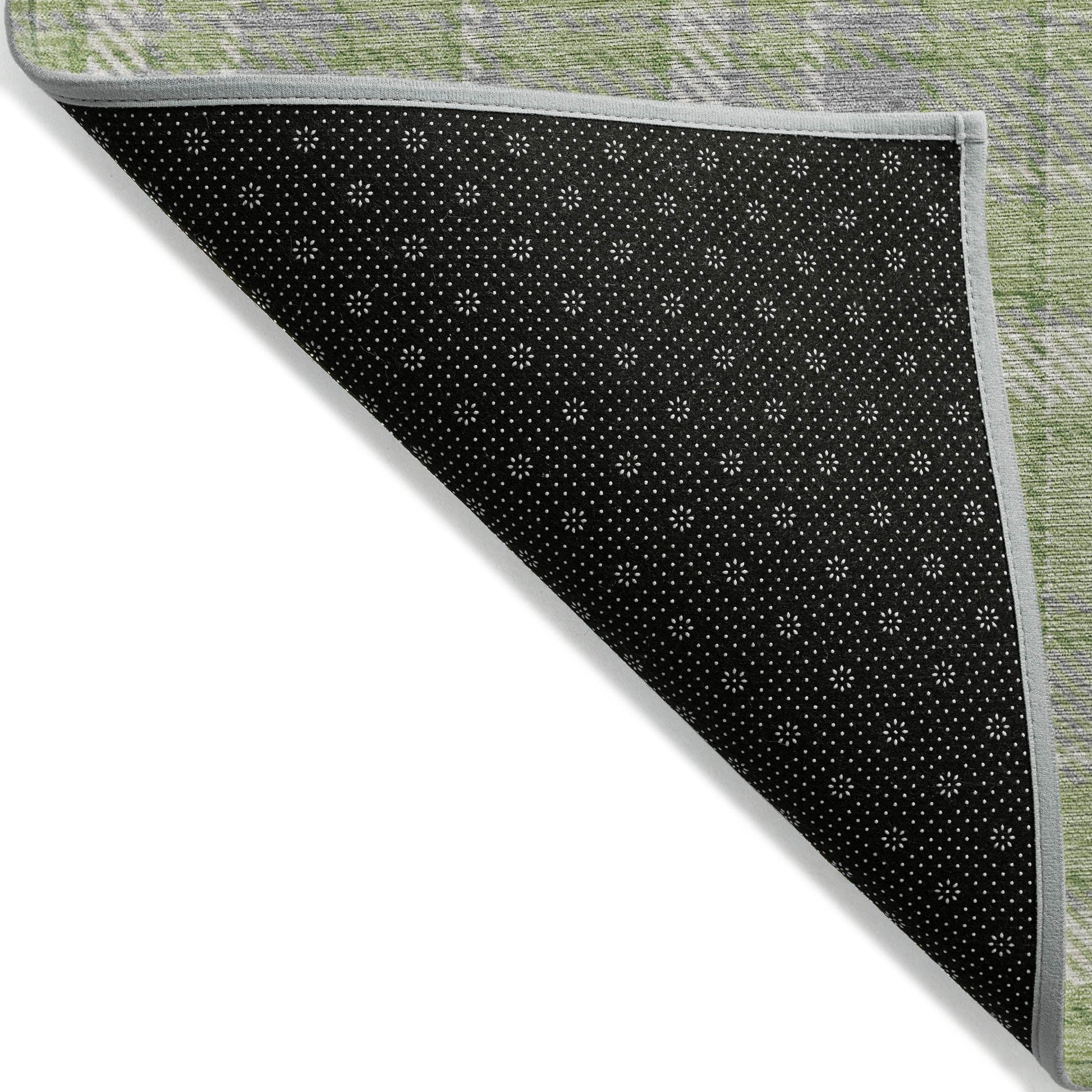 Addison Rugs Still Bloom Green Washable Indoor-Outdoor Rug
