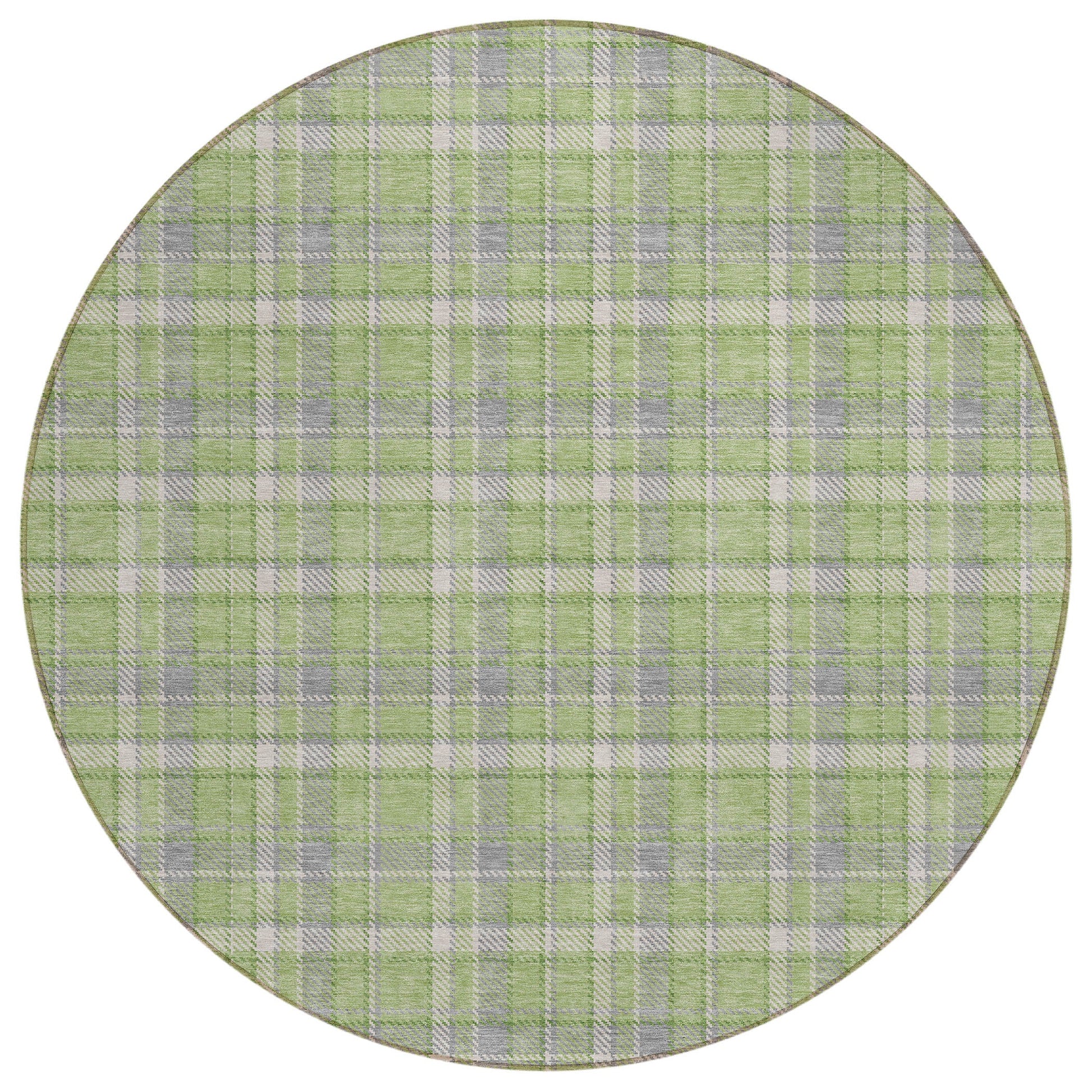 Addison Rugs Still Bloom Green Washable Indoor-Outdoor Rug