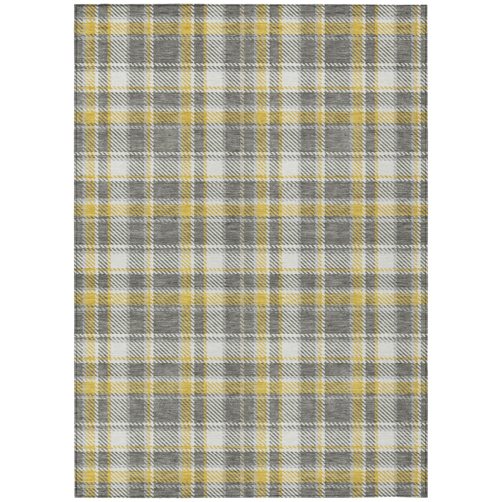 Addison Rugs Still Bloom Grey Washable Indoor-Outdoor Rug