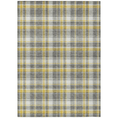 Addison Rugs Still Bloom Grey Washable Indoor-Outdoor Rug