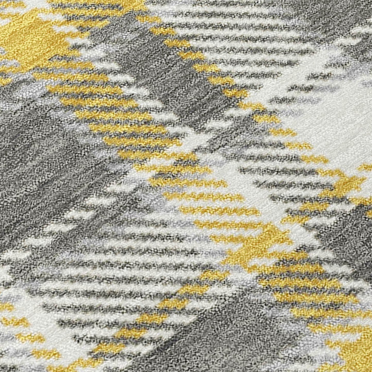 Addison Rugs Still Bloom Grey Washable Indoor-Outdoor Rug