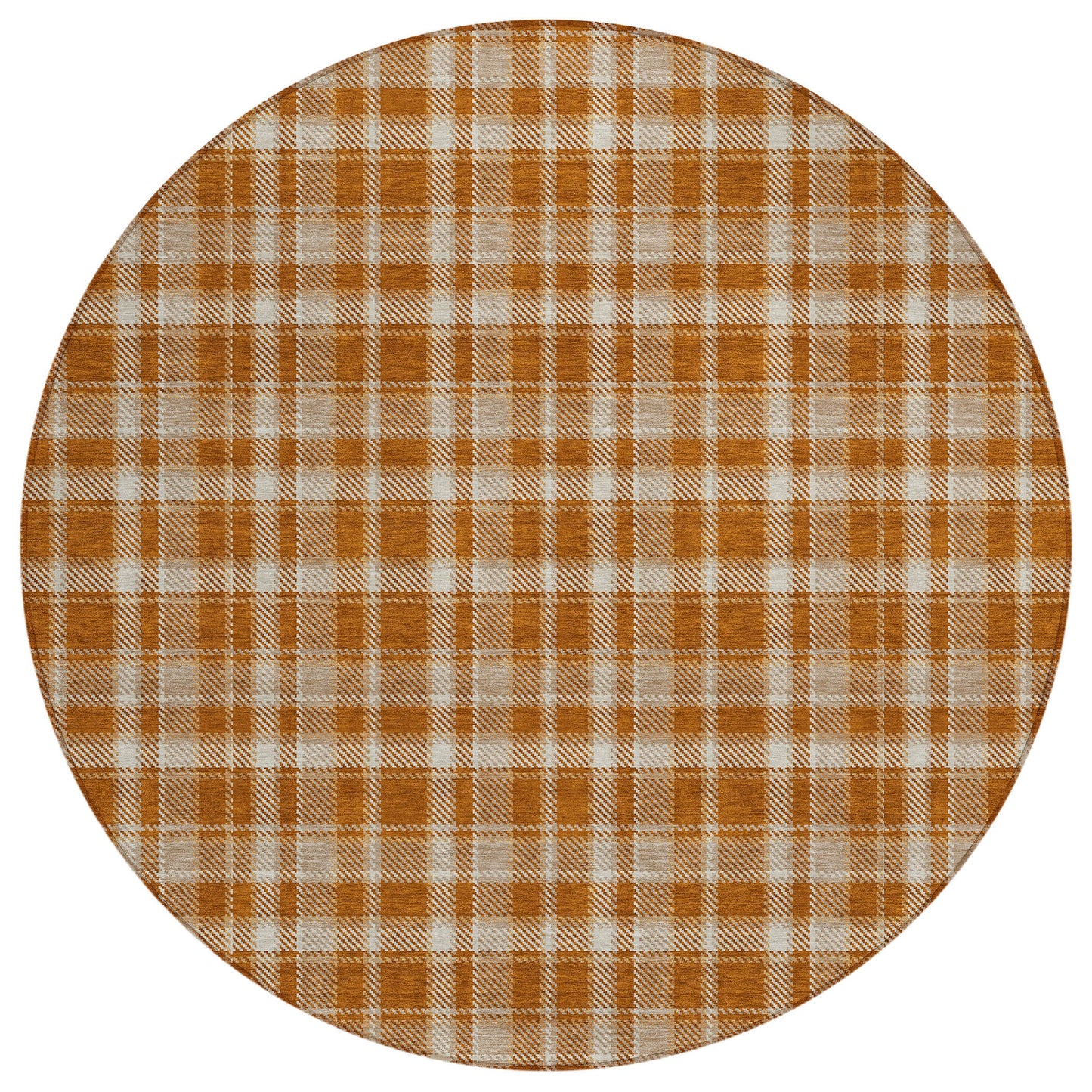Addison Rugs Still Bloom Orange Washable Indoor-Outdoor Rug