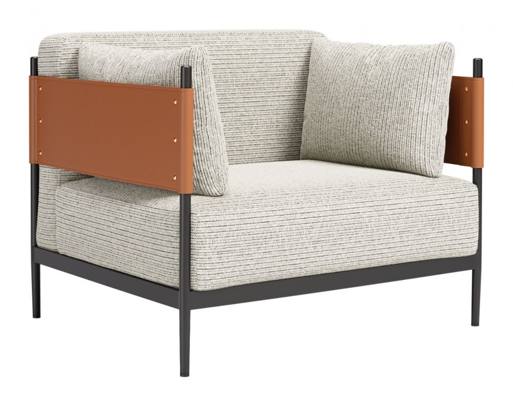 Zuo Modern Stirbe Faux Leather Armchair