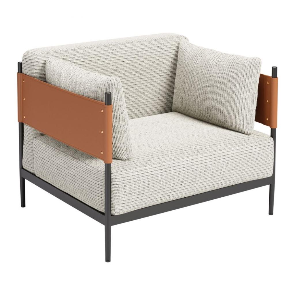 Zuo Modern Stirbe Faux Leather Armchair