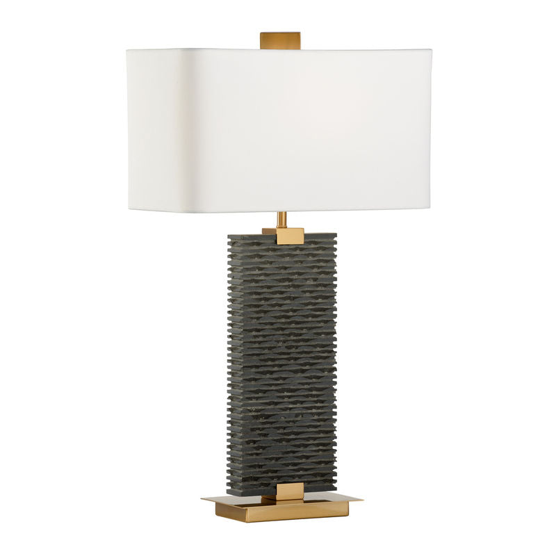 Wildwood Stonehenge Brass Mounted Table Lamp