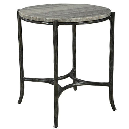 Furniture Classics Stonewall Marble Topped Round End Table