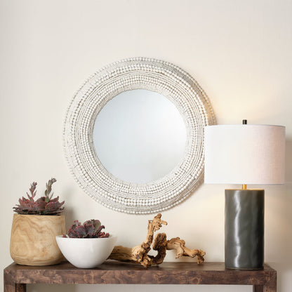 Strand Beaded Mirror-Wall Mirrors-Jamie Young-Sideboards and Things