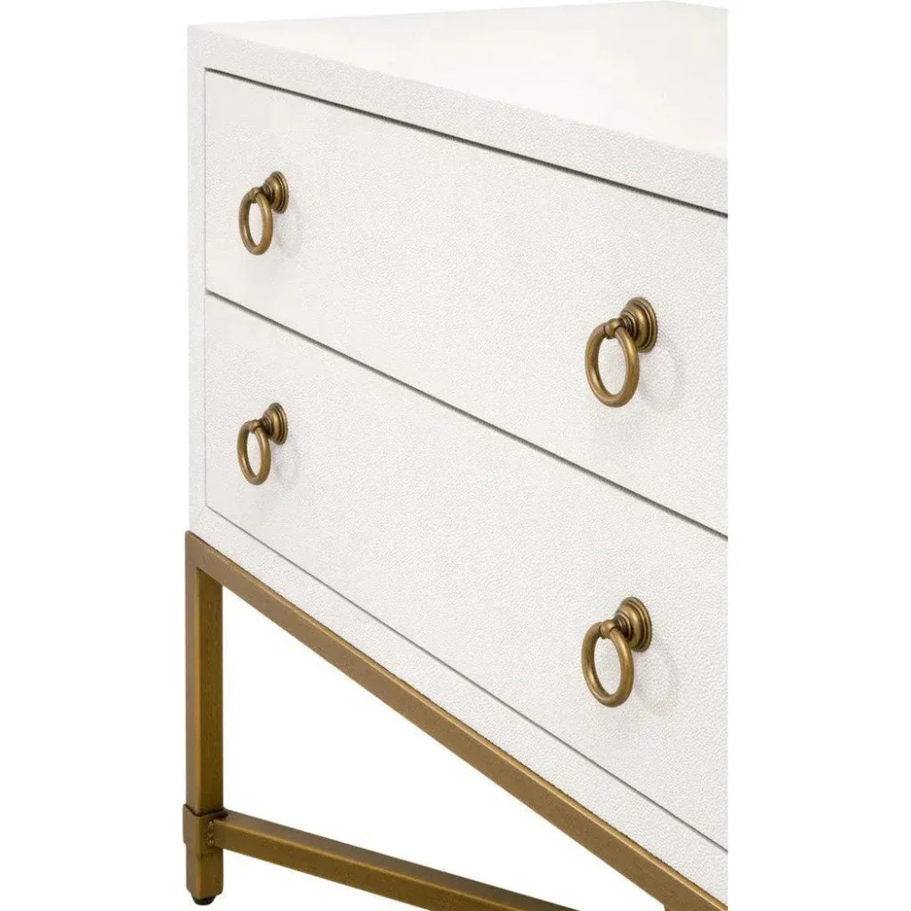 Strand Shagreen 2 - Drawer Nightstand - LOOMLAN - Essentials For Living - Nightstands