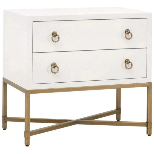 Essentials For Living Strand Shagreen 2-Drawer Nightstand