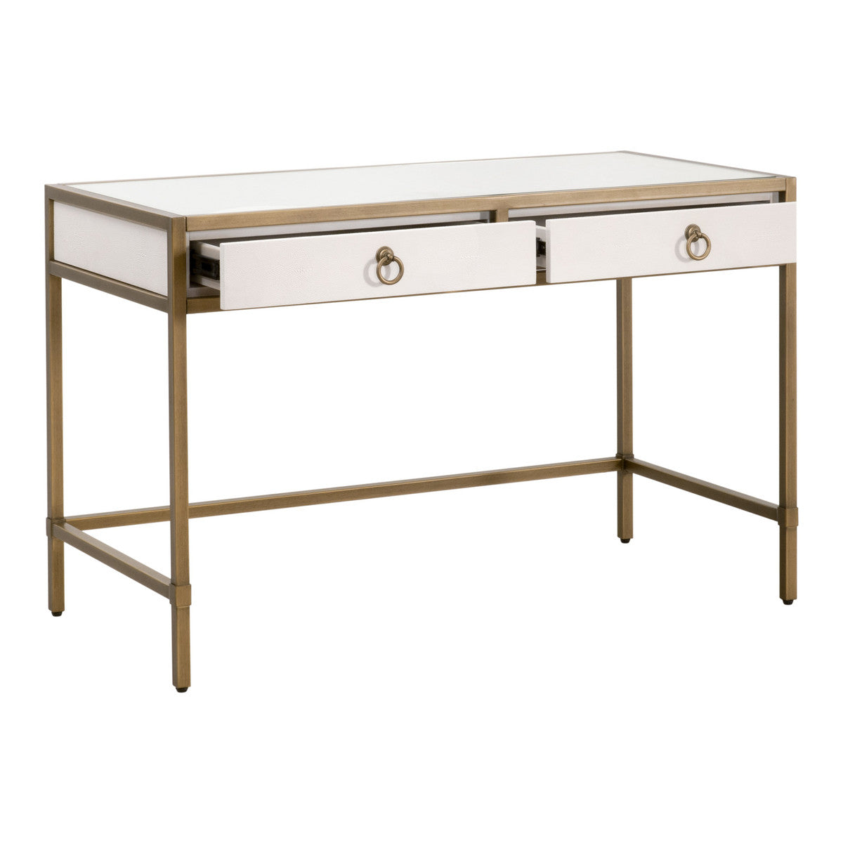 Strand Shagreen Desk-Home Office Desks-Essentials For Living-Sideboards and Things