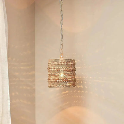 Strand Wood Beaded Pendant - LOOMLAN - Jamie Young - Pendants