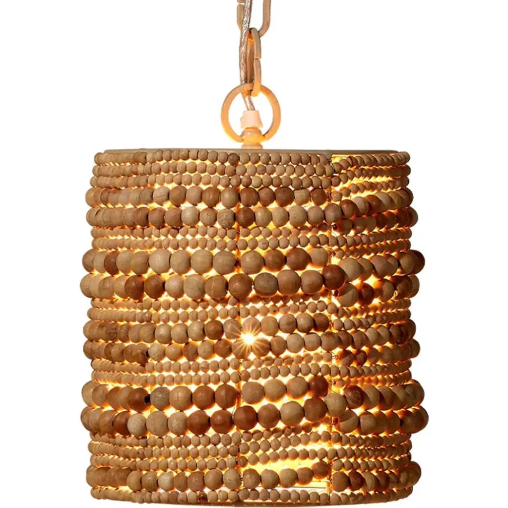 Strand Wood Beaded Pendant - LOOMLAN - Jamie Young - Pendants