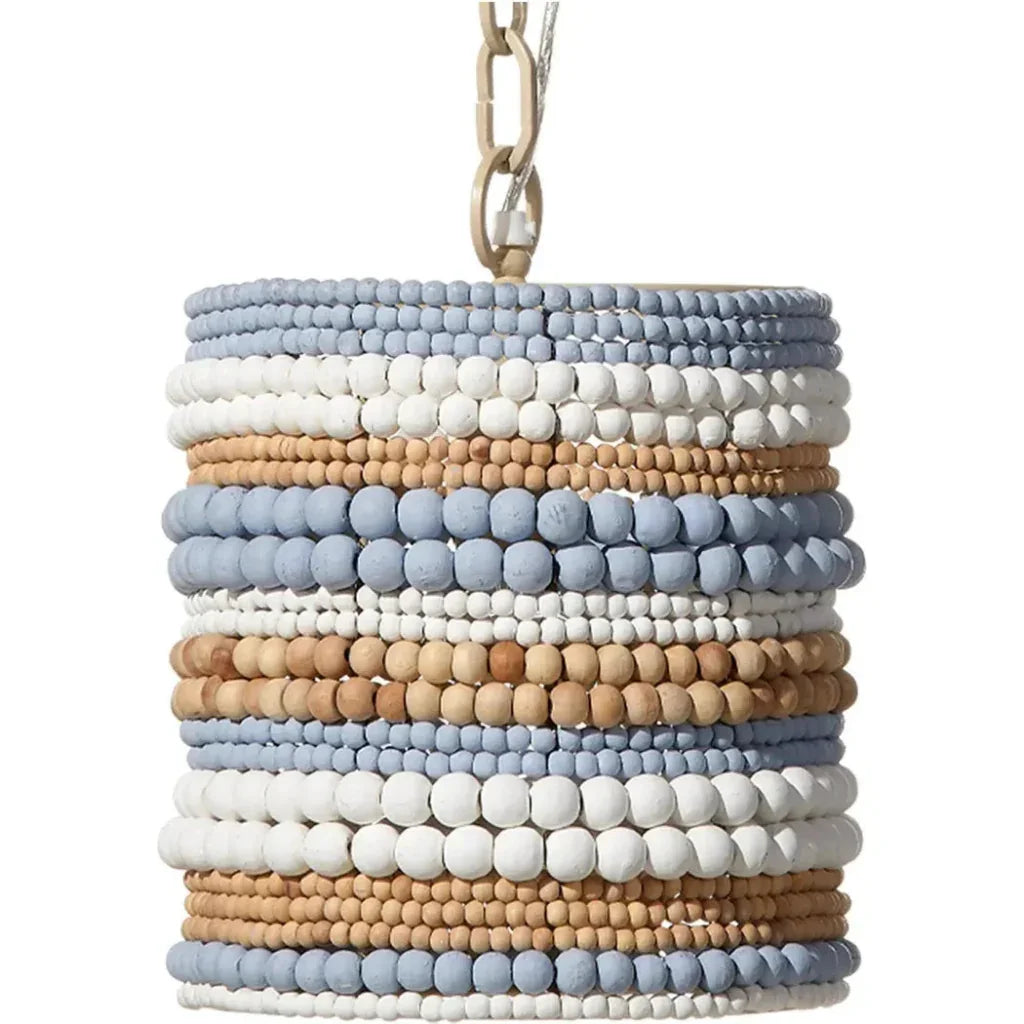 Strand Wood Beaded Pendant - LOOMLAN - Jamie Young - Pendants