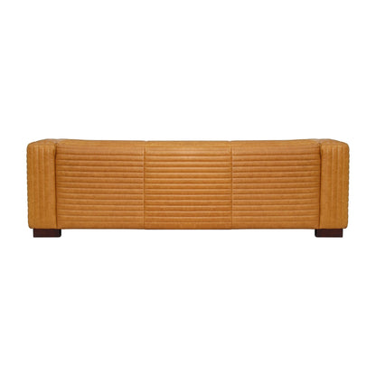 Strata Rich Brown Leather Sofa