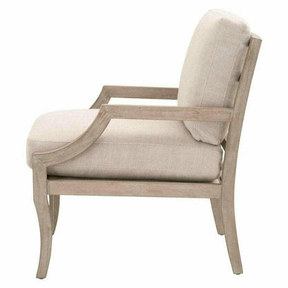 Stratton Club Chair Bisque Natural Gray Beech Club Chairs Sideboards and Things By Essentials For Living