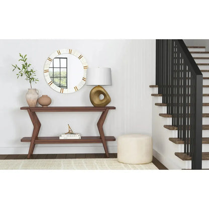 Bassett Mirror Stratton Wood Brown Sofa Table