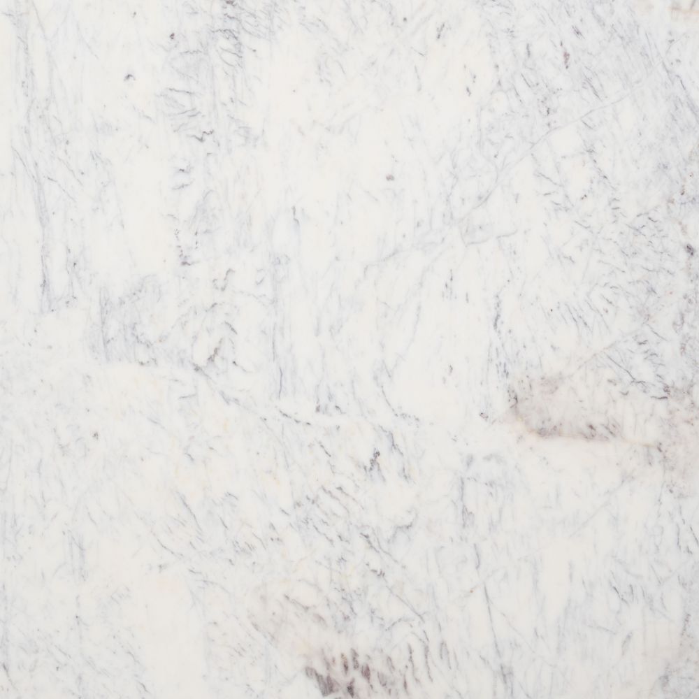 Zuo Modern Strela White Marble Top Round Dining Table