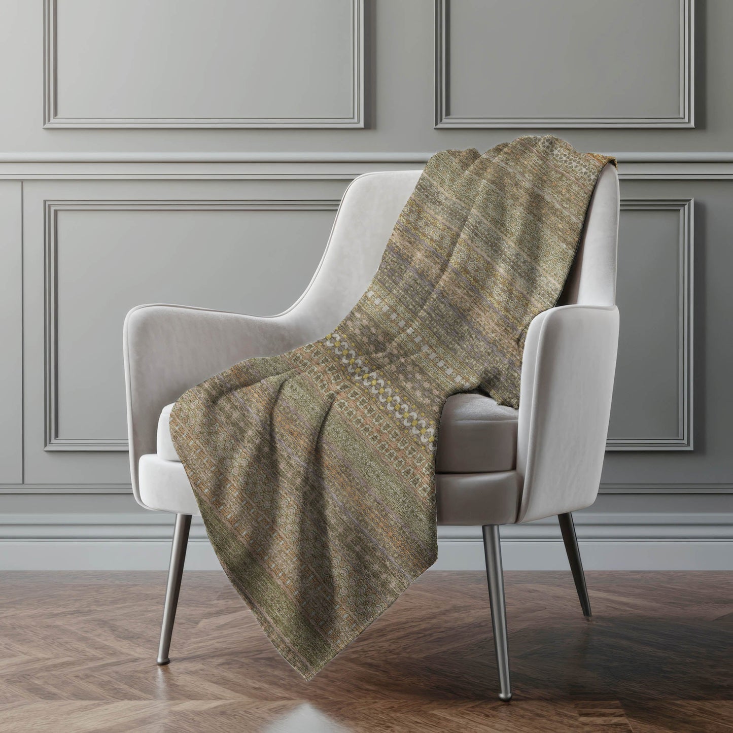 Addison Rugs Stripes Brown Washable Indoor-Outdoor Rug