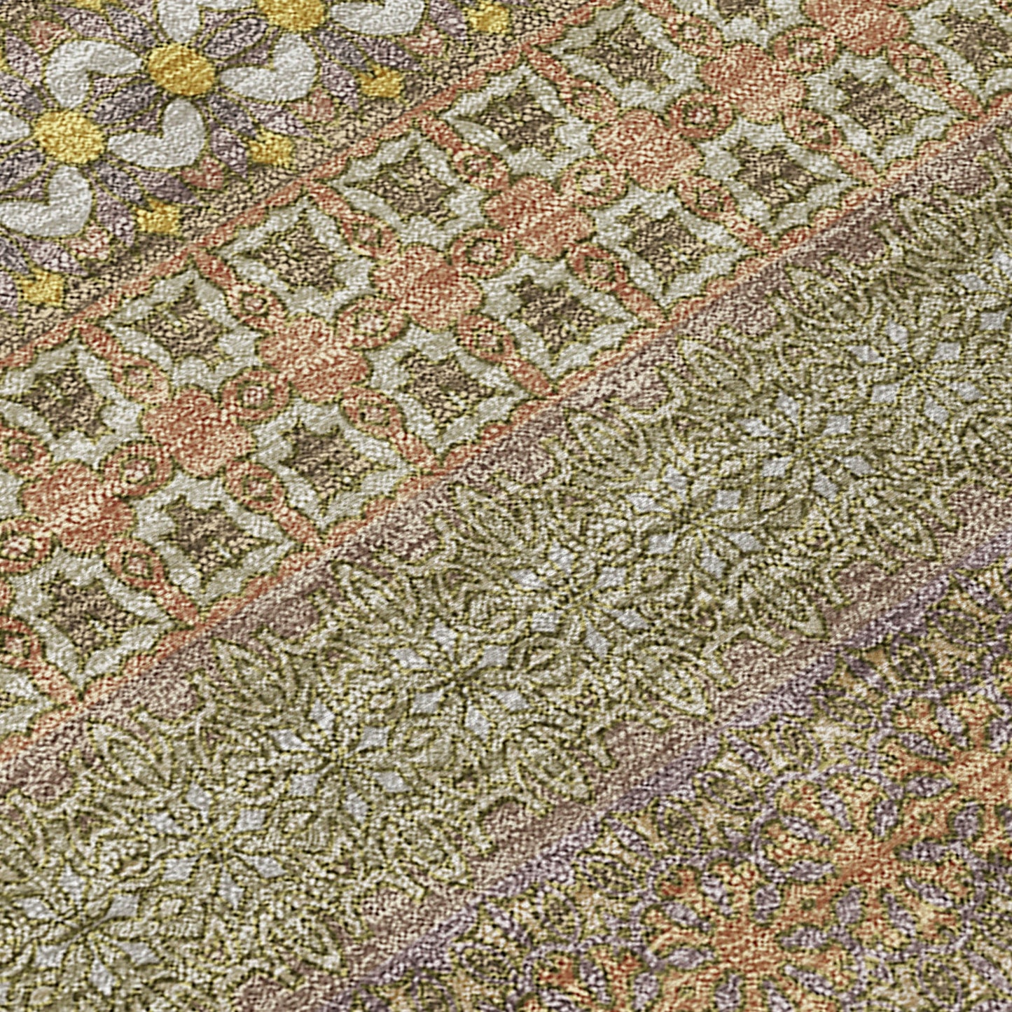 Addison Rugs Stripes Brown Washable Indoor-Outdoor Rug