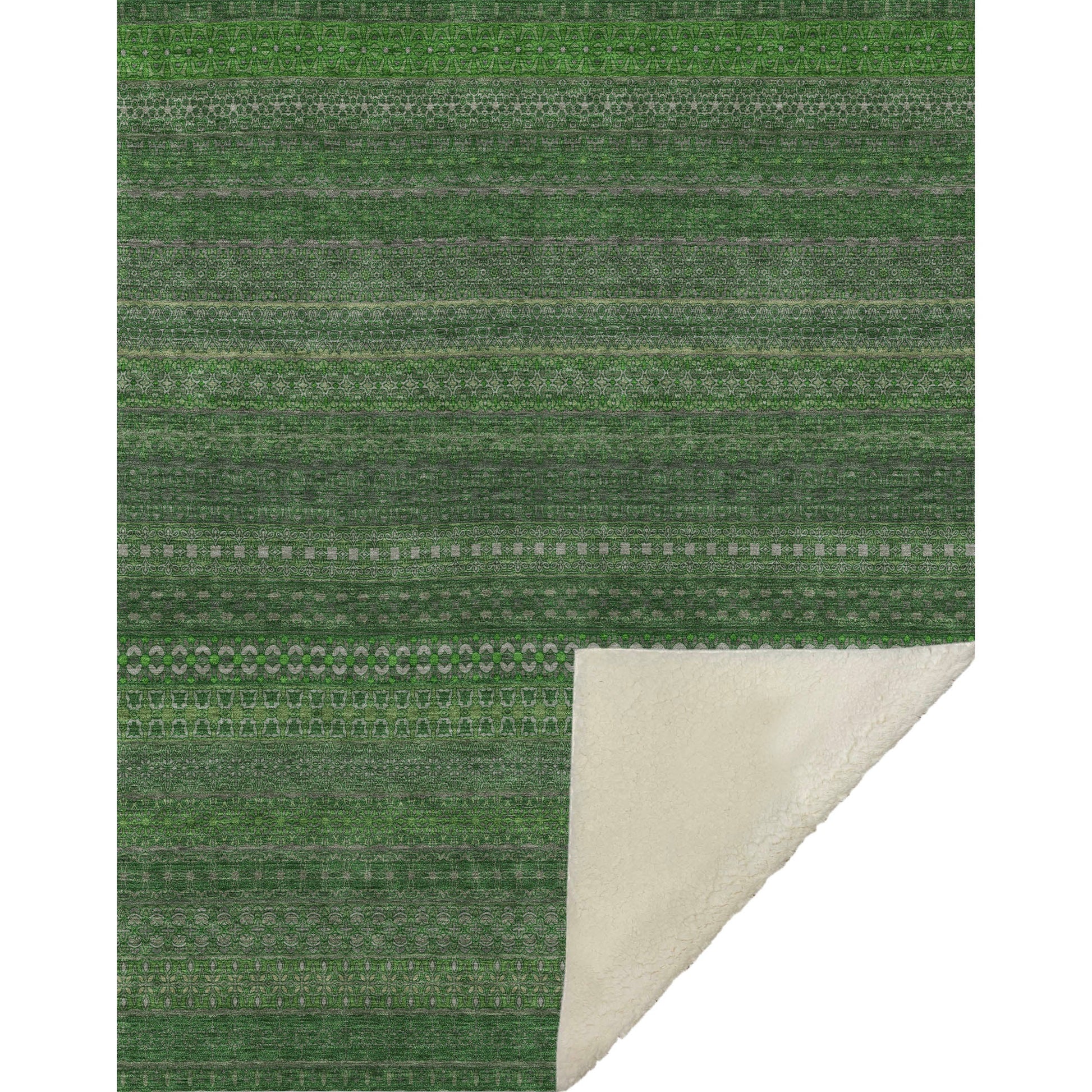 Addison Rugs Stripes Fern Washable Indoor-Outdoor Rug