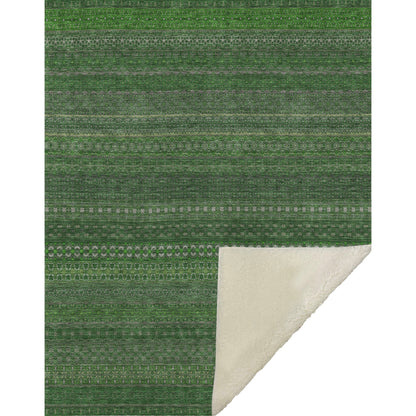 Addison Rugs Stripes Fern Washable Indoor-Outdoor Rug