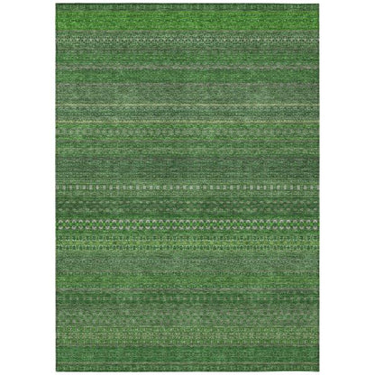 Addison Rugs Stripes Fern Washable Indoor-Outdoor Rug