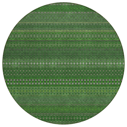 Addison Rugs Stripes Fern Washable Indoor-Outdoor Rug