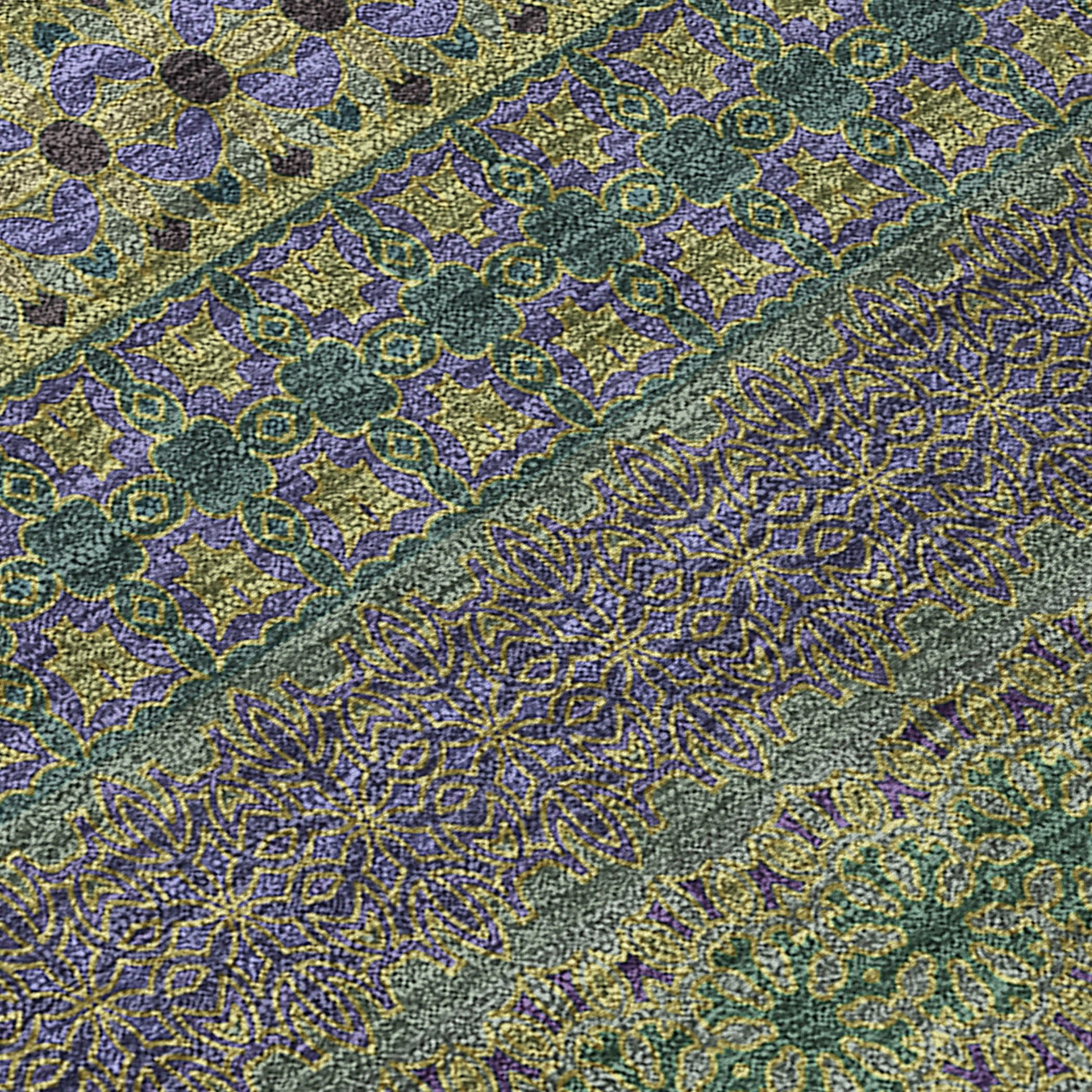 Addison Rugs Stripes Olive Washable Indoor-Outdoor Rug