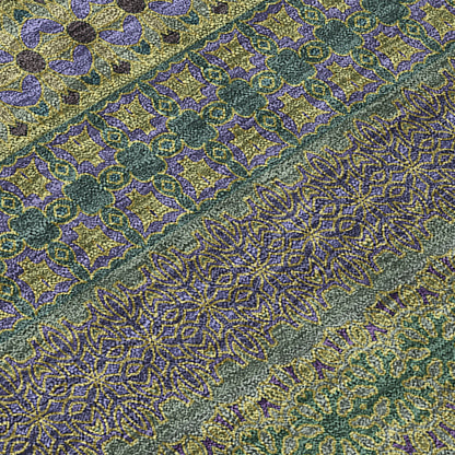 Addison Rugs Stripes Olive Washable Indoor-Outdoor Rug