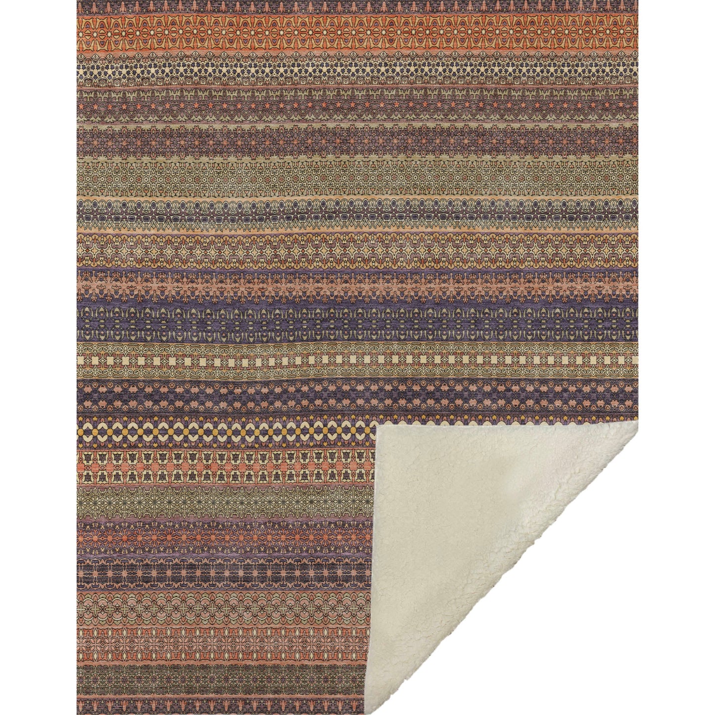 Addison Rugs Stripes Paprika Washable Indoor-Outdoor Rug