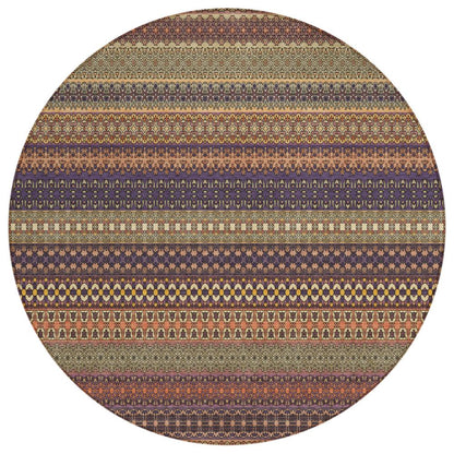 Addison Rugs Stripes Paprika Washable Indoor-Outdoor Rug