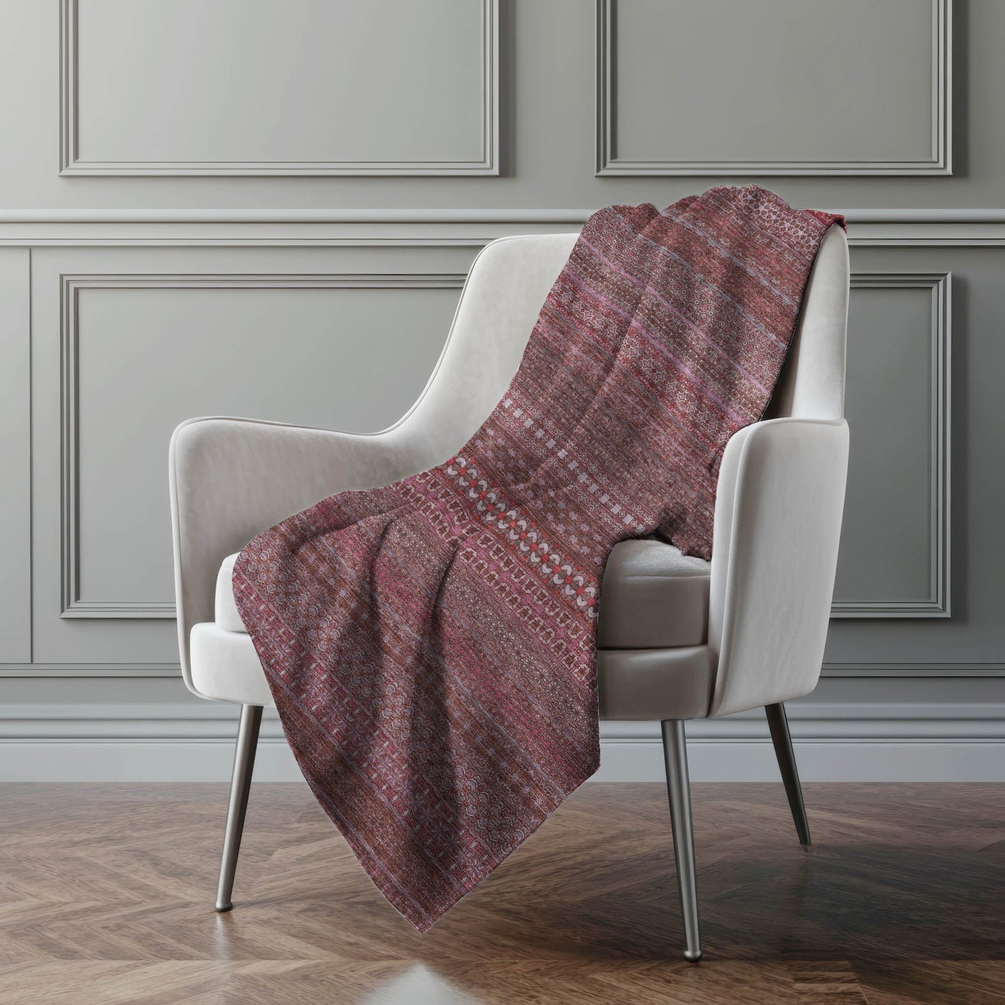 Addison Rugs Stripes Red Washable Indoor-Outdoor Rug