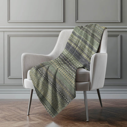 Addison Rugs Stripes Sage Washable Indoor-Outdoor Rug