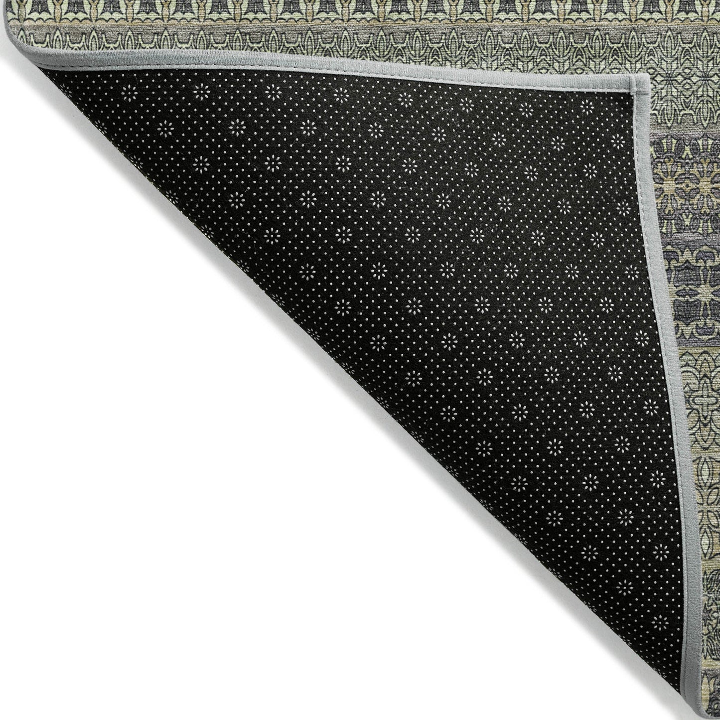 Addison Rugs Stripes Sage Washable Indoor-Outdoor Rug