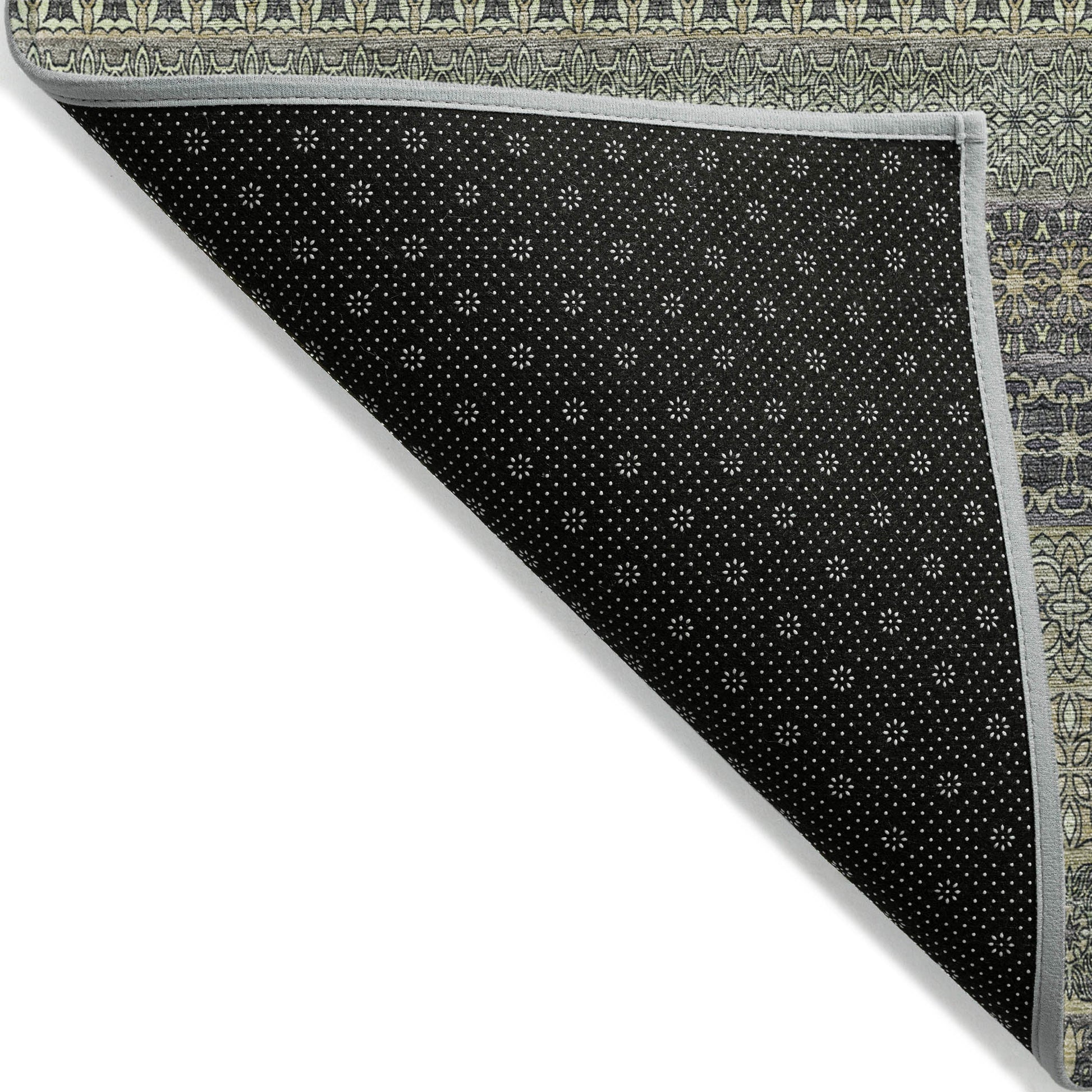 Addison Rugs Stripes Sage Washable Indoor-Outdoor Rug