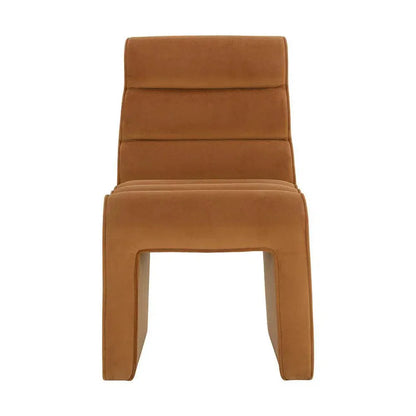 SUNPAN Stuart Tufted Channel Fabric Dining Chair
